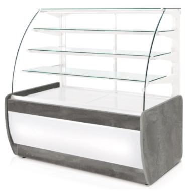Witryna cukiernicza C-B 102 | 102x89x146 cm | rapa